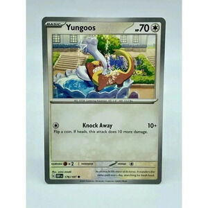 Yungoos 176/197 Obsidian Flames Non Holo Pokemon‎ TCG Mint Unplayed